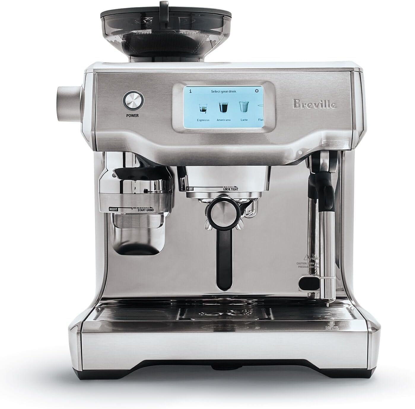 Breville Oracle Touch Espresso Machine, 84oz, Black Truffle(Damson Blue